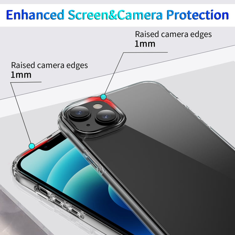 Shockproof Transparent TPU Protective Phone Case, For iPhone 14, For iPhone 14 Plus, For iPhone 14 Pro, For iPhone 14 Pro Max