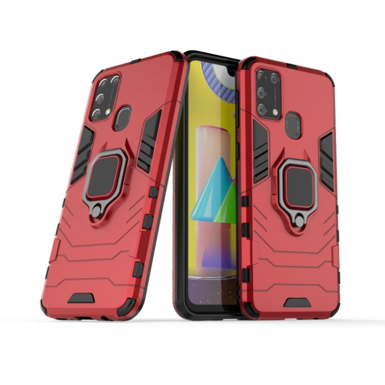 PC + TPU Shockproof Protective Case with Magnetic Ring Holder, For OnePlus 8 Pro, For OnePlus 8, For Galaxy M31