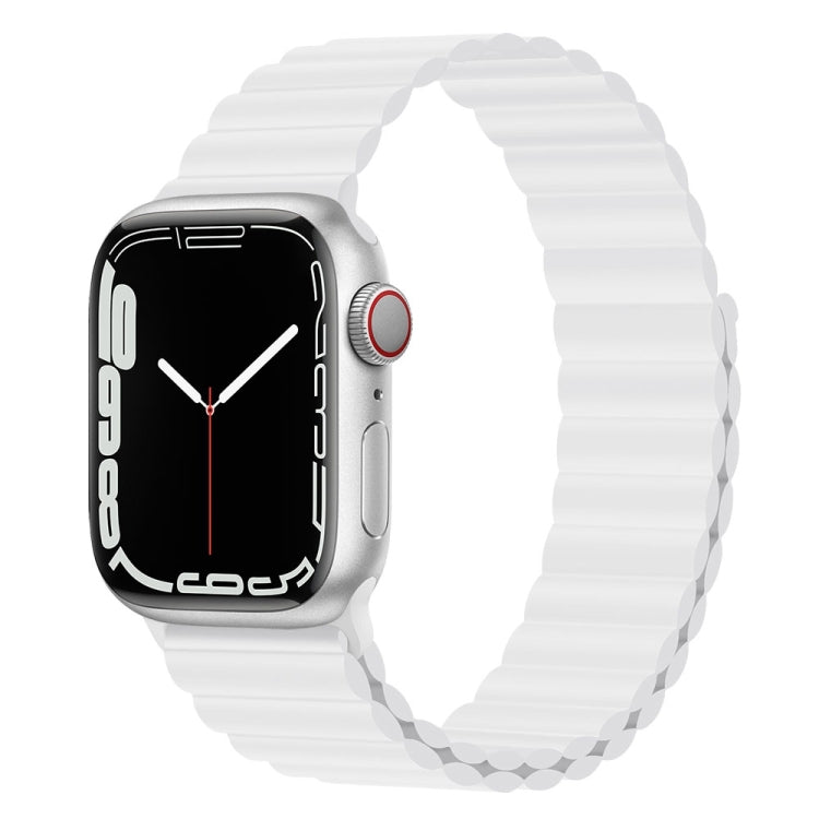 Silicone Magnet Watch Band For Apple Watch Series, 7 41mm / 6&SE&5&4 40mm / 3&2&1 38mm