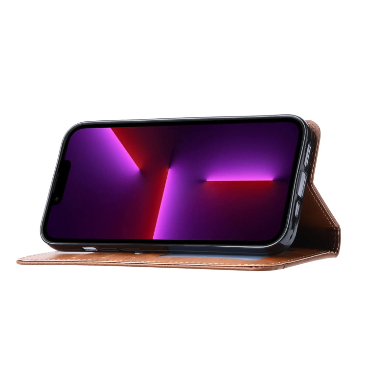 Knead Skin Texture Horizontal Flip Leather Case