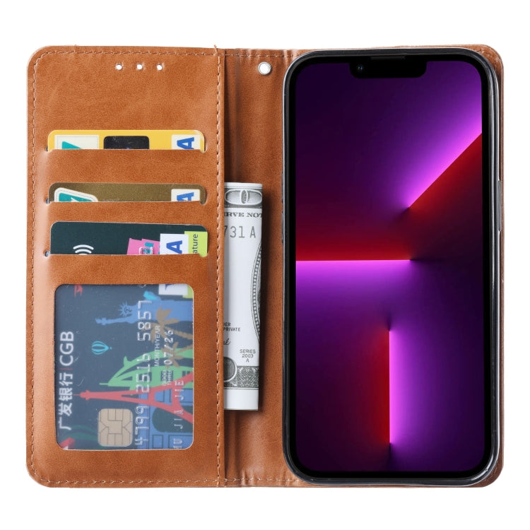 Knead Skin Texture Horizontal Flip Leather Case