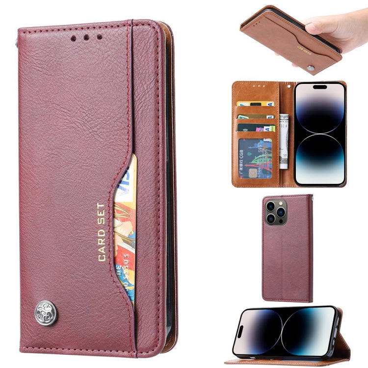 Knead Skin Texture Horizontal Flip Leather Case