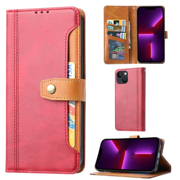 Calf Texture Double Fold Clasp Horizontal Flip Leather Case
