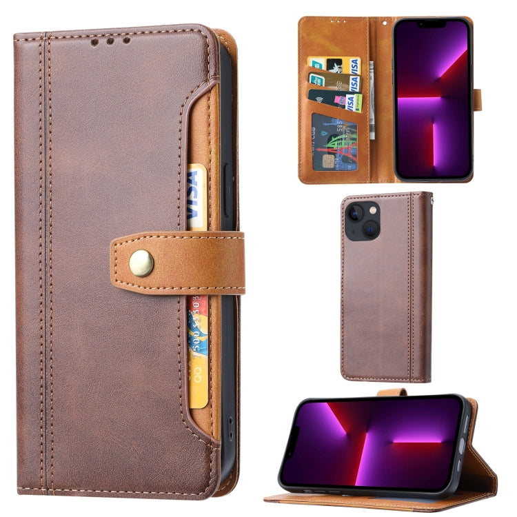 Calf Texture Double Fold Clasp Horizontal Flip Leather Case