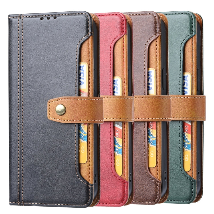 Calf Texture Double Fold Clasp Horizontal Flip Leather Case