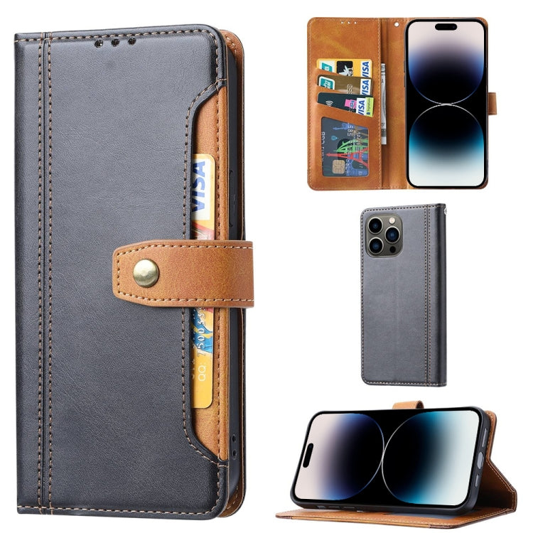 Calf Texture Double Fold Clasp Horizontal Flip Leather Case