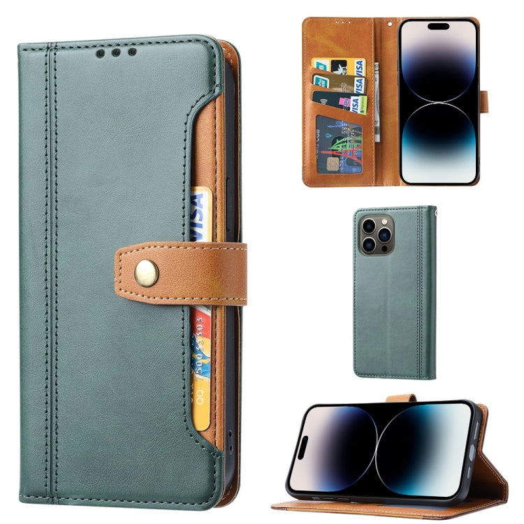Calf Texture Double Fold Clasp Horizontal Flip Leather Case