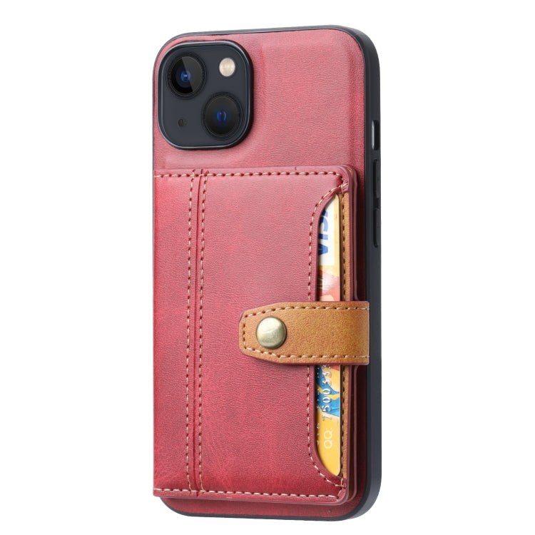 Calfskin Card Slot TPU + PU Phone Case