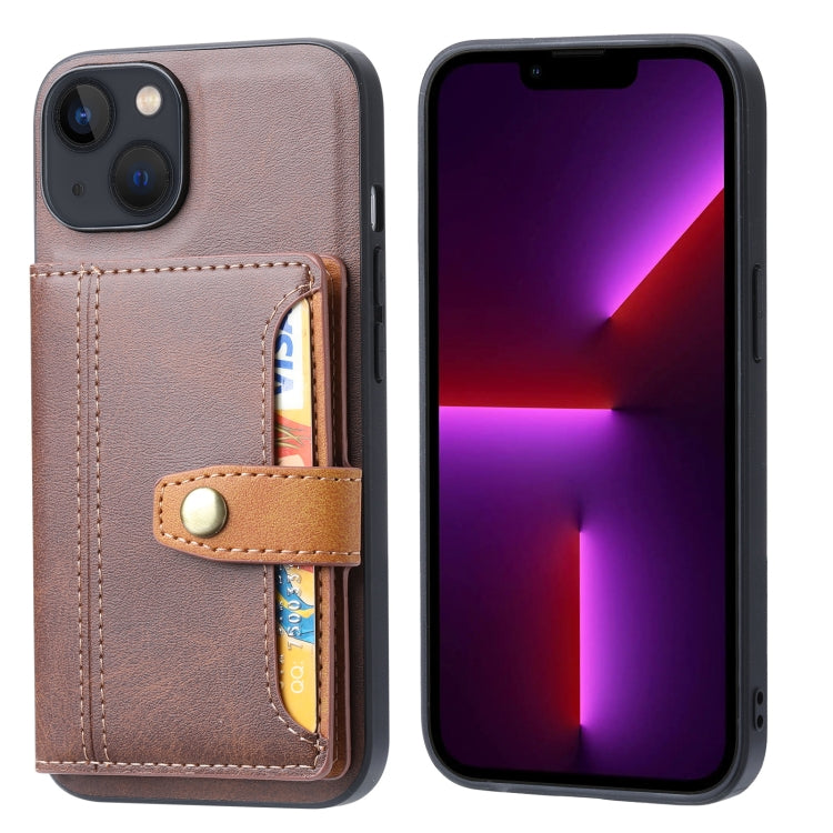 Calfskin Card Slot TPU + PU Phone Case