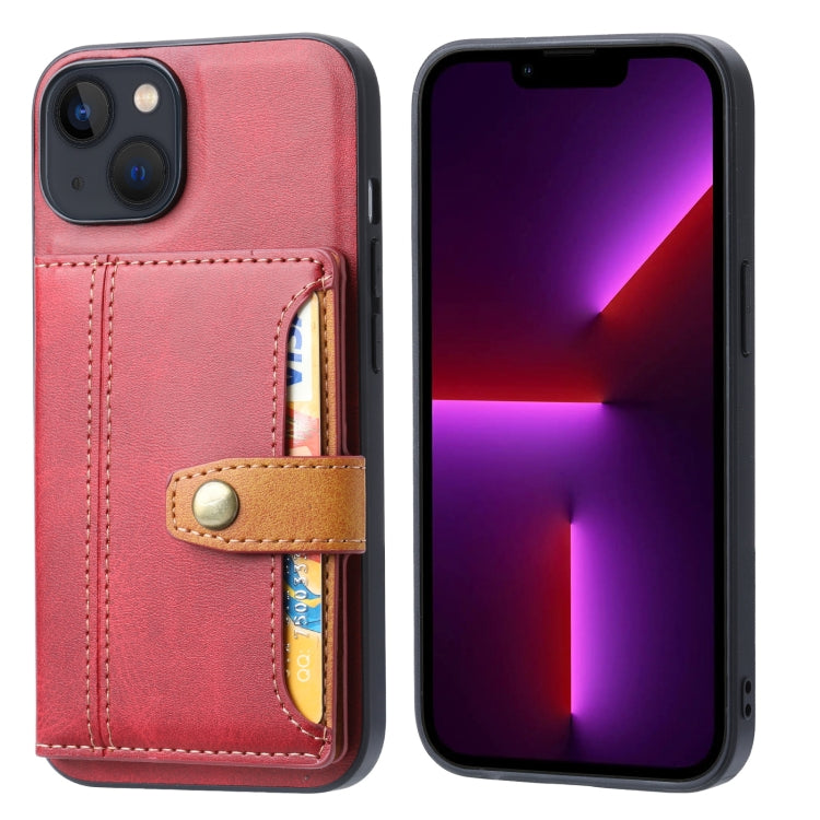 Calfskin Card Slot TPU + PU Phone Case