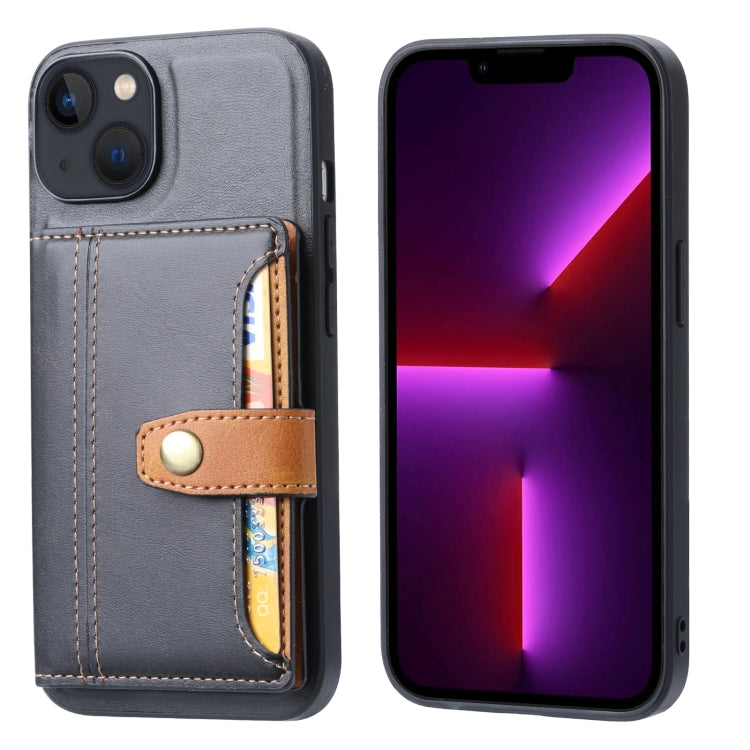 Calfskin Card Slot TPU + PU Phone Case