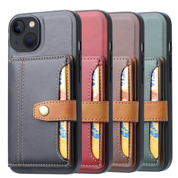 Calfskin Card Slot TPU + PU Phone Case