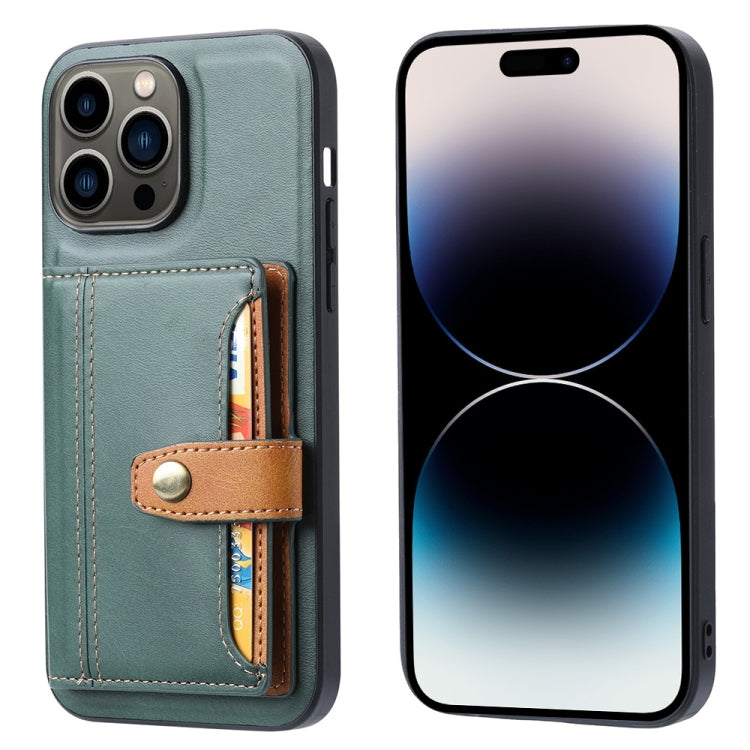 Calfskin Card Slot TPU + PU Phone Case