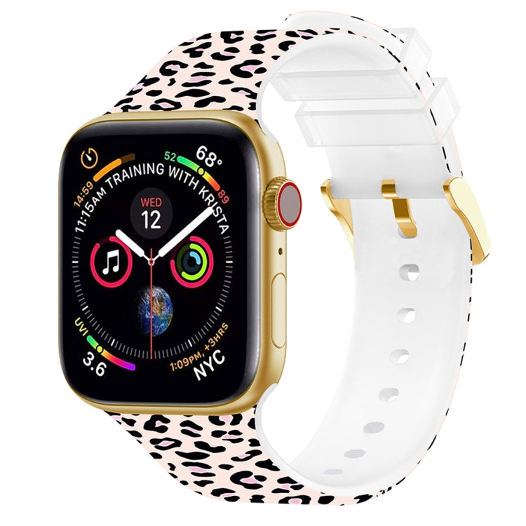Square Buckle Color Printing Watch Band For Apple Watch Series