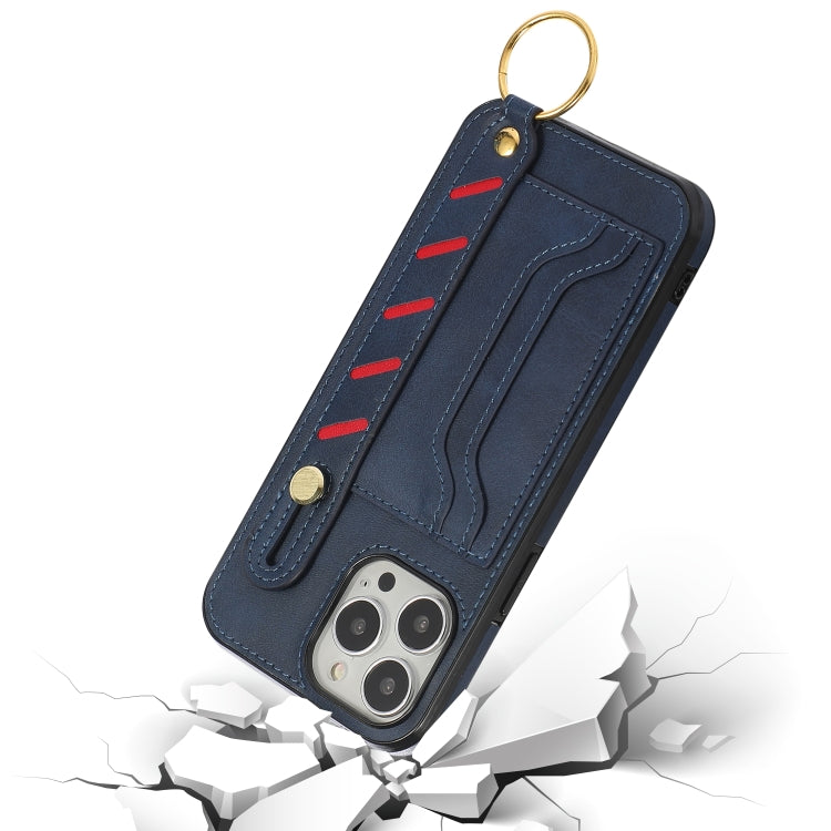 Étui portefeuille en cuir avec bracelet pour iPhone 14 Pro Max, iPhone 14 Pro, iPhone 14, iPhone 14 Plus