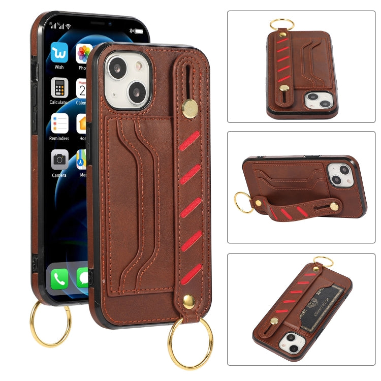 Wristband Wallet Leather Phone Case, For iPhone 14 Pro Max, For iPhone 14 Pro, For iPhone 14, For iPhone 14 Plus