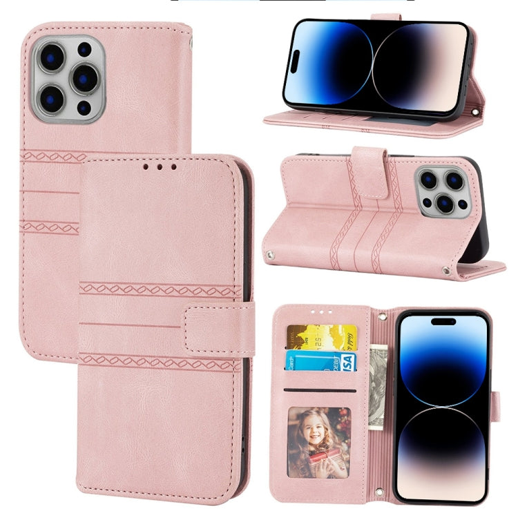Embossed Striped Magnetic Case, For iPhone 14 Pro Max, For iPhone 14 Pro, For iPhone 14, For iPhone 14 Plus