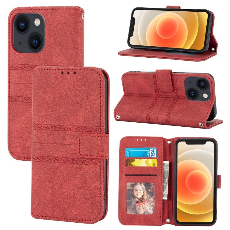 Embossed Striped Magnetic Case, For iPhone 14 Pro Max, For iPhone 14 Pro, For iPhone 14, For iPhone 14 Plus