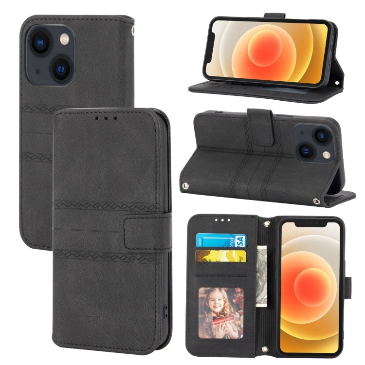 Embossed Striped Magnetic Case, For iPhone 14 Pro Max, For iPhone 14 Pro, For iPhone 14, For iPhone 14 Plus