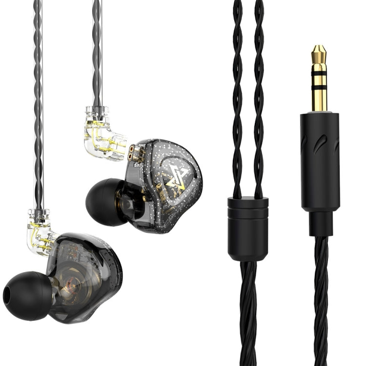 QKZ AK6 MAX In-ear Dynamic Subwoofer Wire-controlled Earphone, Standard Version, with Mic Version