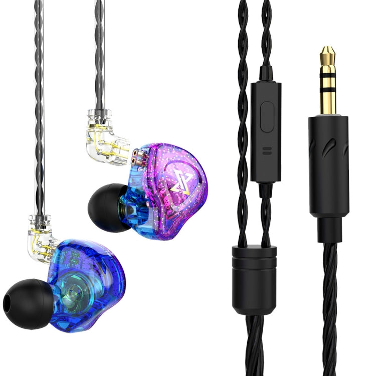 QKZ AK6 MAX In-ear Dynamic Subwoofer Wire-controlled Earphone, Standard Version, with Mic Version