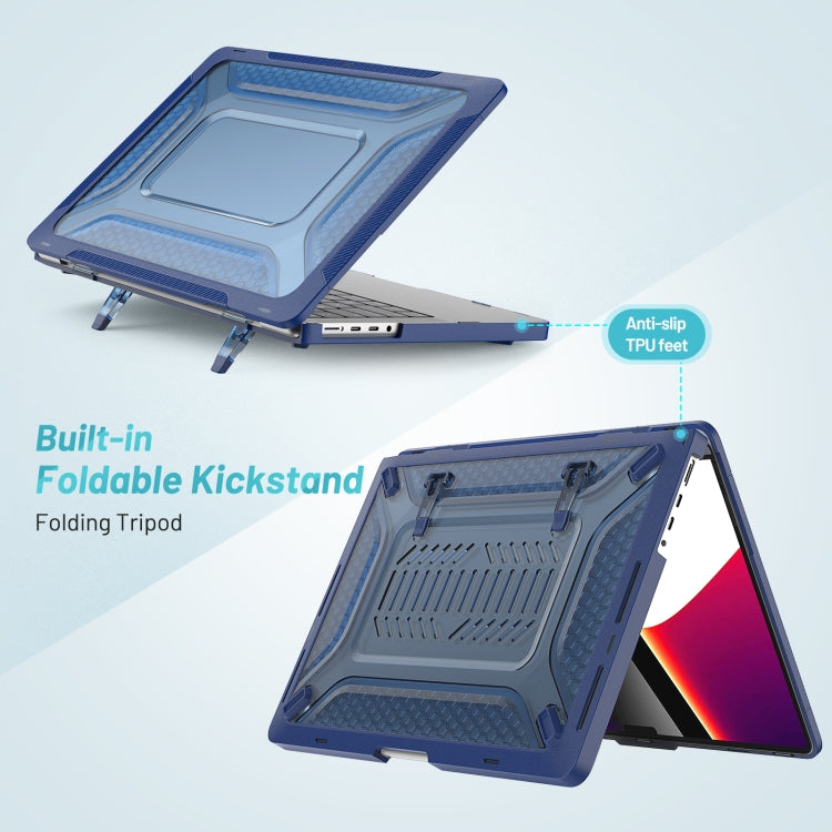 PC + TPU Honeycomb Laptop Protective Case