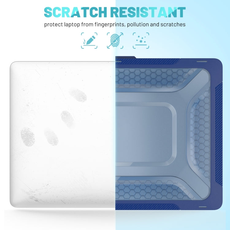 PC + TPU Honeycomb Laptop Protective Case