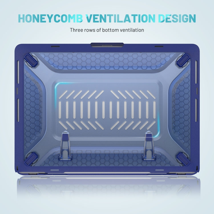 PC + TPU Honeycomb Laptop Protective Case