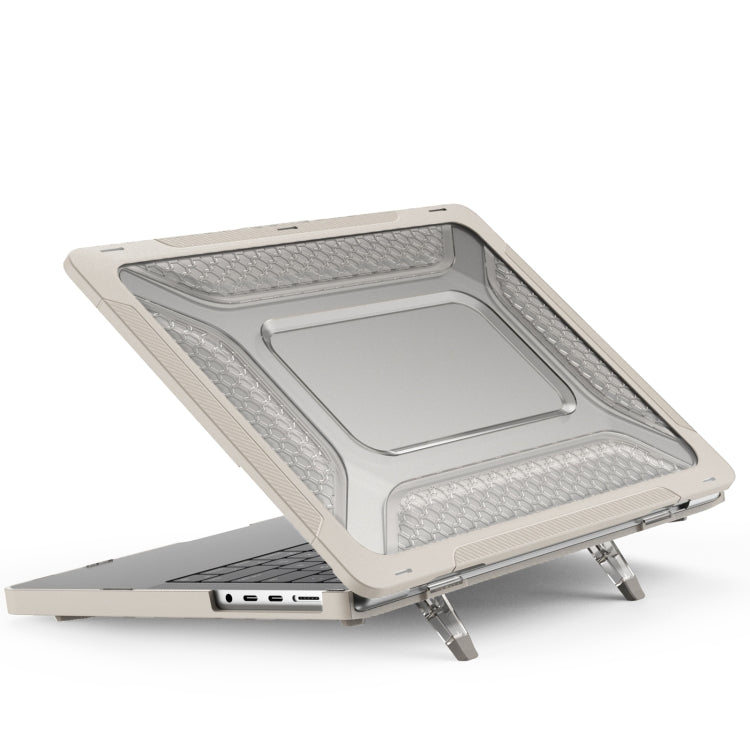 Coque de protection en nid d'abeille PC + TPU pour MacBook Pro 14,2 pouces A2442 2021