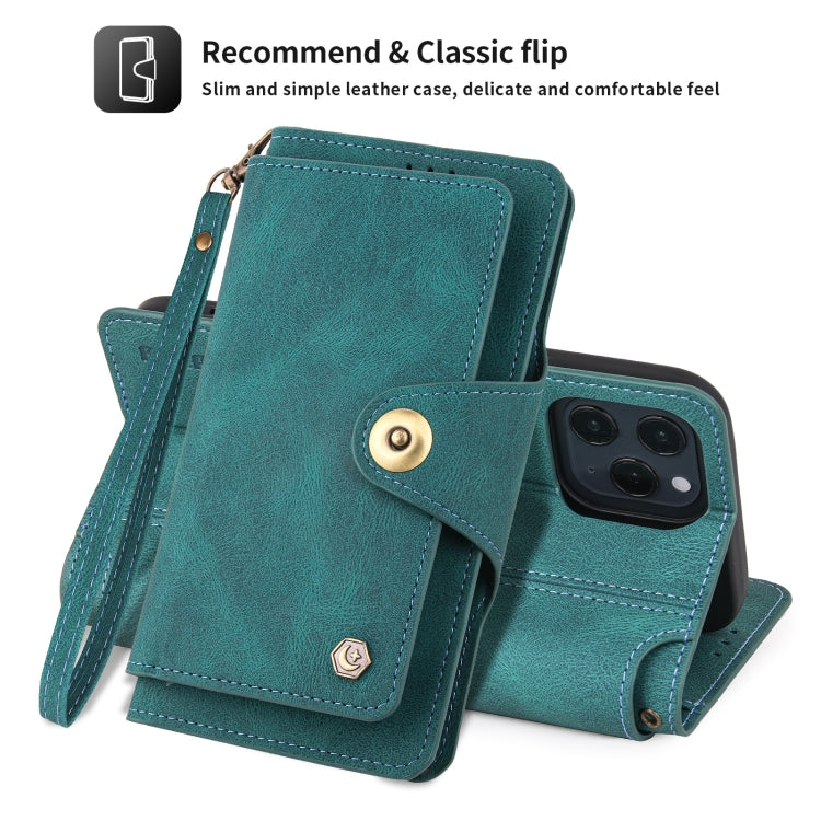 POLA 9 Card-slot Oil Side Leather Phone Case