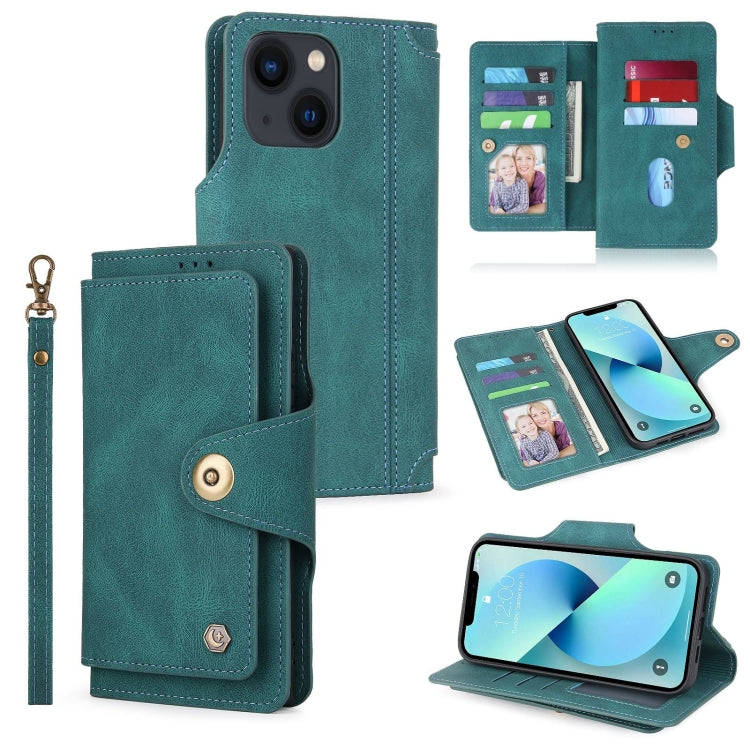 POLA 9 Card-slot Oil Side Leather Phone Case