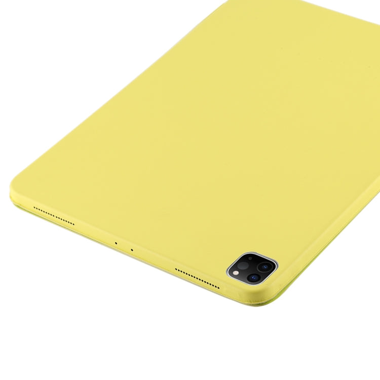 Étui en cuir intelligent à rabat horizontal 3 volets avec fonction veille/réveil et support, pour iPad Pro 11 pouces (2020/2021), pour iPad Pro 11 pouces (2020), pour iPad Pro 12,9 pouces (2020/2021), pour iPad Pro 12,9 pouces (2020)