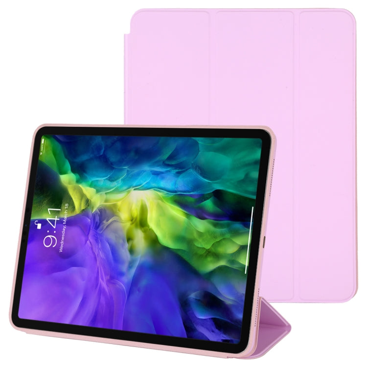 Étui en cuir intelligent à rabat horizontal 3 volets avec fonction veille/réveil et support, pour iPad Pro 11 pouces (2020/2021), pour iPad Pro 11 pouces (2020), pour iPad Pro 12,9 pouces (2020/2021), pour iPad Pro 12,9 pouces (2020)