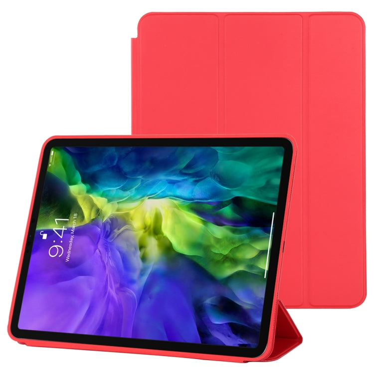Étui en cuir intelligent à rabat horizontal 3 volets avec fonction veille/réveil et support, pour iPad Pro 11 pouces (2020/2021), pour iPad Pro 11 pouces (2020), pour iPad Pro 12,9 pouces (2020/2021), pour iPad Pro 12,9 pouces (2020)