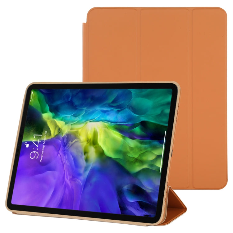 Étui en cuir intelligent à rabat horizontal 3 volets avec fonction veille/réveil et support, pour iPad Pro 11 pouces (2020/2021), pour iPad Pro 11 pouces (2020), pour iPad Pro 12,9 pouces (2020/2021), pour iPad Pro 12,9 pouces (2020)