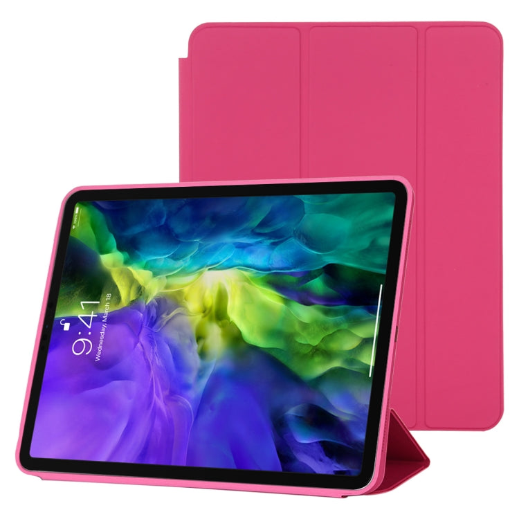 Étui en cuir intelligent à rabat horizontal 3 volets avec fonction veille/réveil et support, pour iPad Pro 11 pouces (2020/2021), pour iPad Pro 11 pouces (2020), pour iPad Pro 12,9 pouces (2020/2021), pour iPad Pro 12,9 pouces (2020)