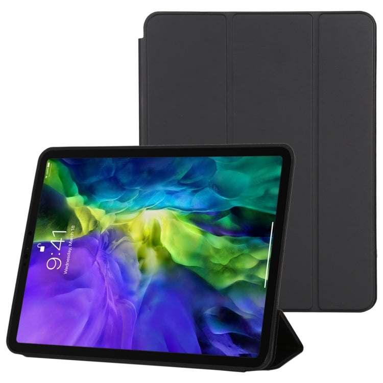Étui en cuir intelligent à rabat horizontal 3 volets avec fonction veille/réveil et support, pour iPad Pro 11 pouces (2020/2021), pour iPad Pro 11 pouces (2020), pour iPad Pro 12,9 pouces (2020/2021), pour iPad Pro 12,9 pouces (2020)