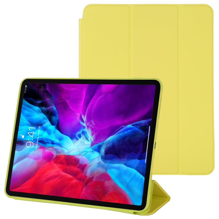 Étui en cuir intelligent à rabat horizontal 3 volets avec fonction veille/réveil et support, pour iPad Pro 11 pouces (2020/2021), pour iPad Pro 11 pouces (2020), pour iPad Pro 12,9 pouces (2020/2021), pour iPad Pro 12,9 pouces (2020)