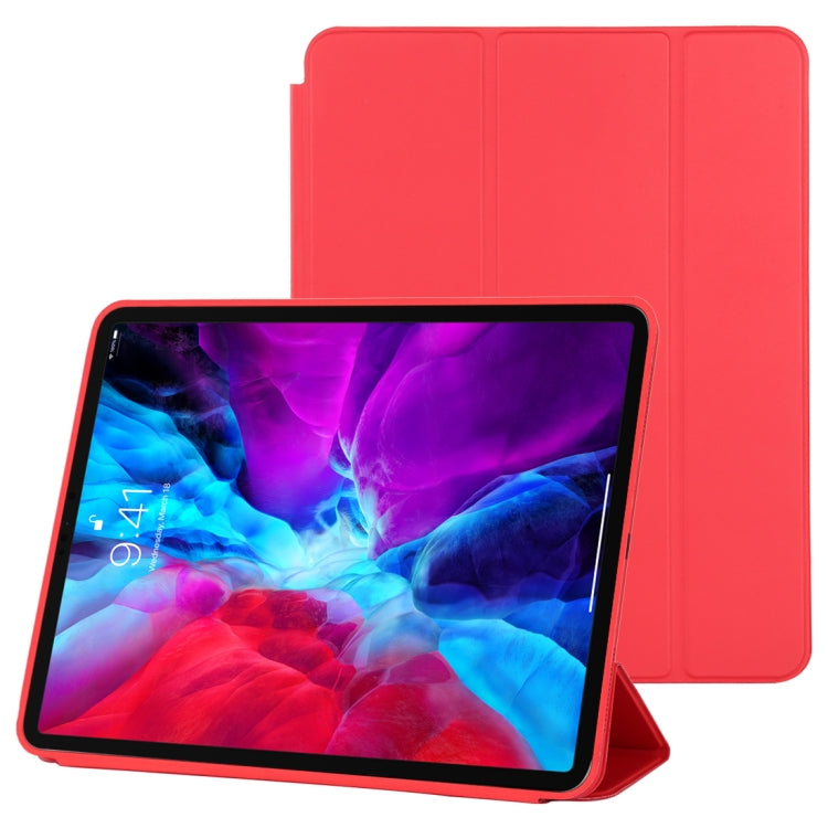 Étui en cuir intelligent à rabat horizontal 3 volets avec fonction veille/réveil et support, pour iPad Pro 11 pouces (2020/2021), pour iPad Pro 11 pouces (2020), pour iPad Pro 12,9 pouces (2020/2021), pour iPad Pro 12,9 pouces (2020)