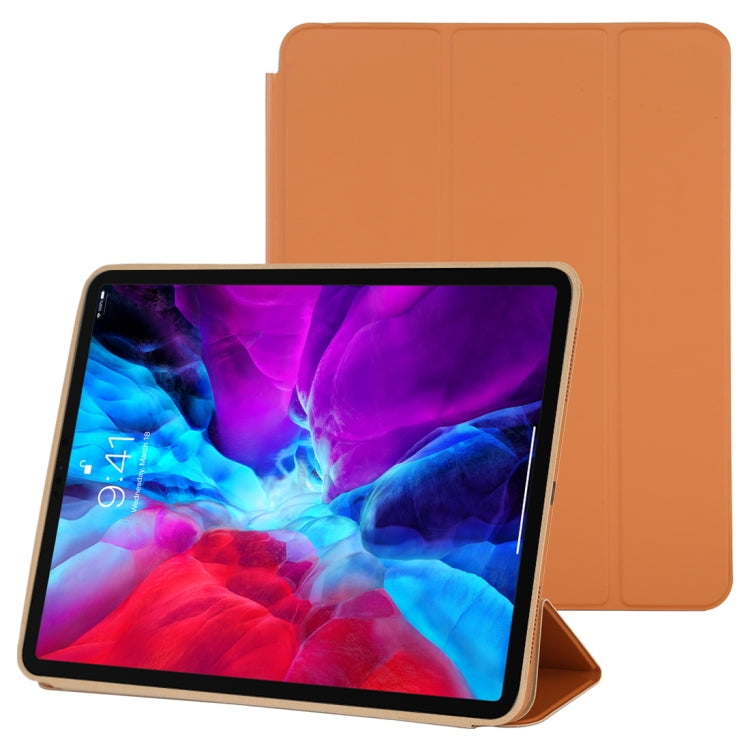Étui en cuir intelligent à rabat horizontal 3 volets avec fonction veille/réveil et support, pour iPad Pro 11 pouces (2020/2021), pour iPad Pro 11 pouces (2020), pour iPad Pro 12,9 pouces (2020/2021), pour iPad Pro 12,9 pouces (2020)