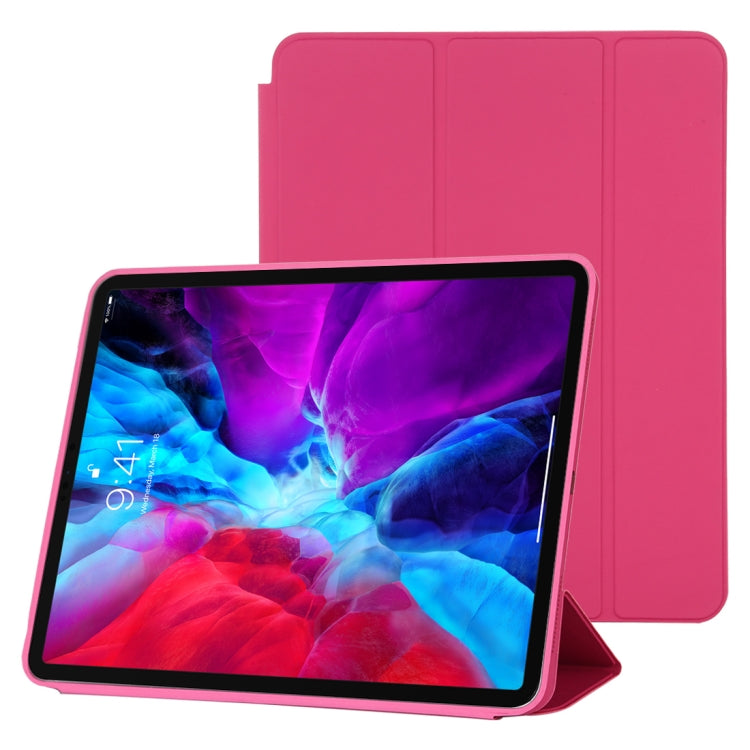 Étui en cuir intelligent à rabat horizontal 3 volets avec fonction veille/réveil et support, pour iPad Pro 11 pouces (2020/2021), pour iPad Pro 11 pouces (2020), pour iPad Pro 12,9 pouces (2020/2021), pour iPad Pro 12,9 pouces (2020)