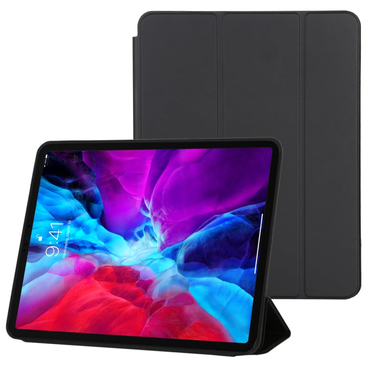 Étui en cuir intelligent à rabat horizontal 3 volets avec fonction veille/réveil et support, pour iPad Pro 11 pouces (2020/2021), pour iPad Pro 11 pouces (2020), pour iPad Pro 12,9 pouces (2020/2021), pour iPad Pro 12,9 pouces (2020)