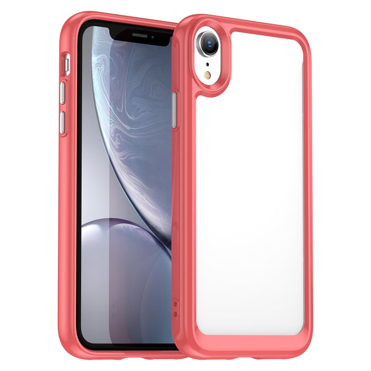 Colorful Series Acrylic + TPU Phone Case, For iPhone XR