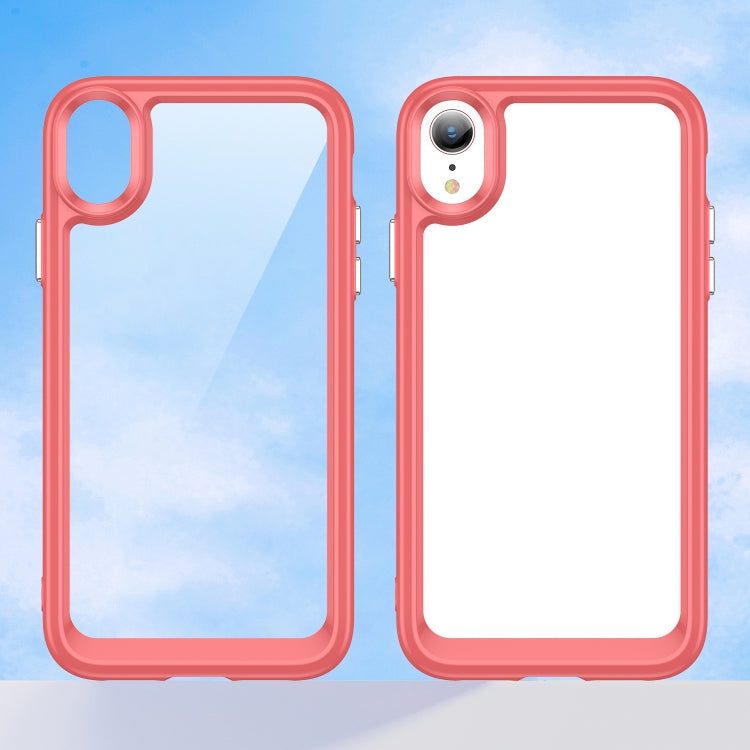 Colorful Series Acrylic + TPU Phone Case, For iPhone XR