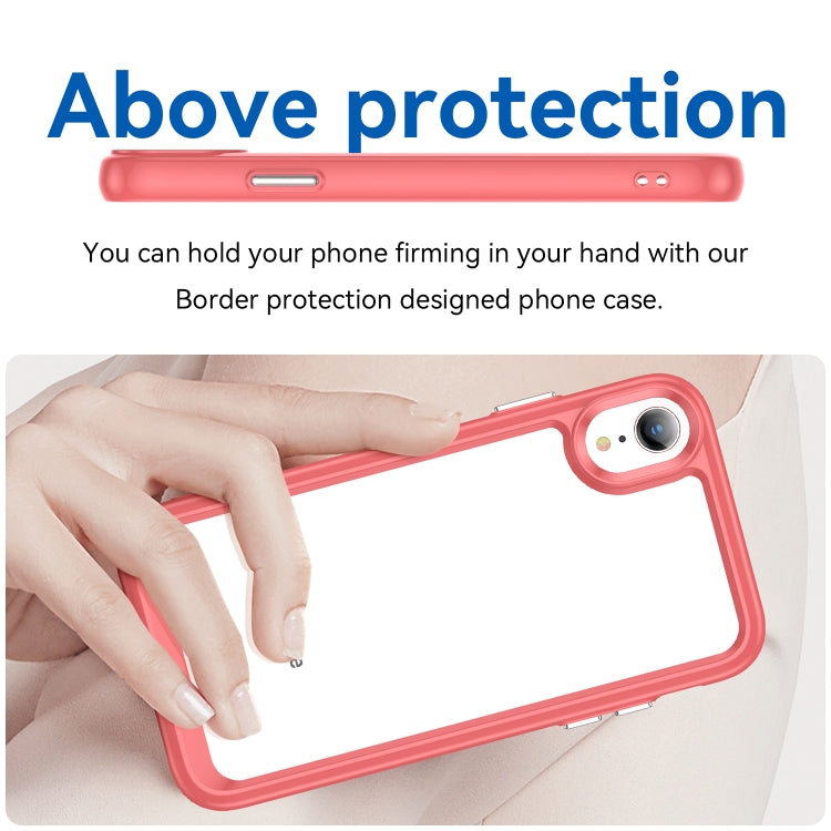 Colorful Series Acrylic + TPU Phone Case, For iPhone XR