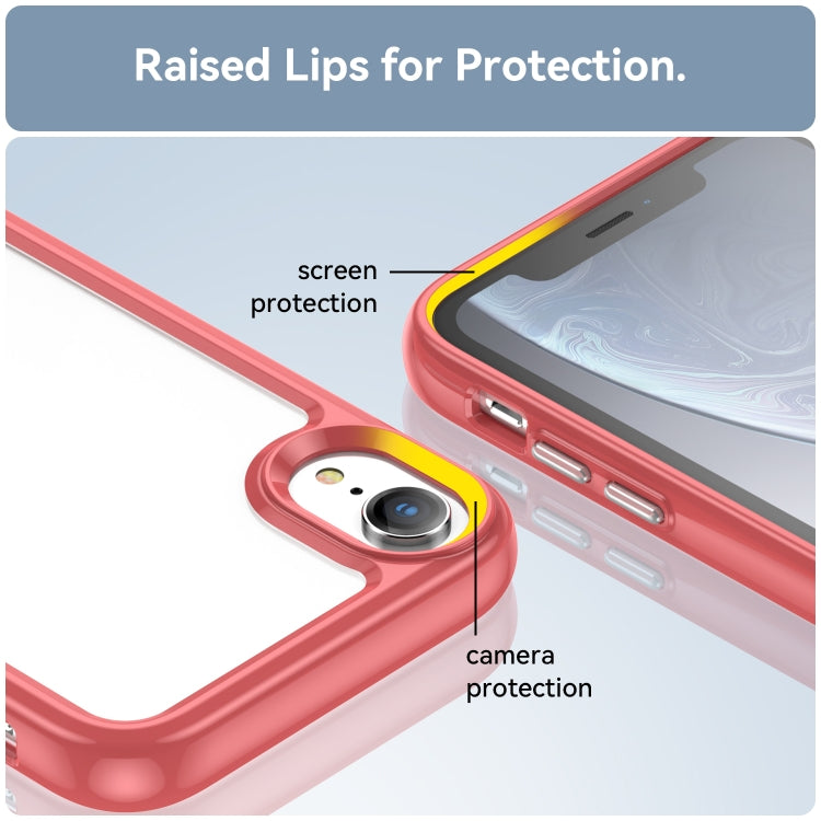 Colorful Series Acrylic + TPU Phone Case, For iPhone XR