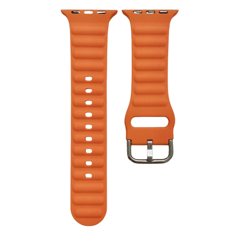 Single Color Silicone Watch Band For Apple Watch Series, 7 45mm / 6&SE&5&4 44mm / 3&2&1 42mm, 7 41mm / 6&SE&5&4 40mm / 3&2&1 38mm
