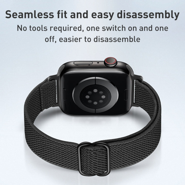 Small Waist Nylon Watch Band For Apple Watch Series, 7 45mm / 6&SE&5&4 44mm / 3&2&1 42mm