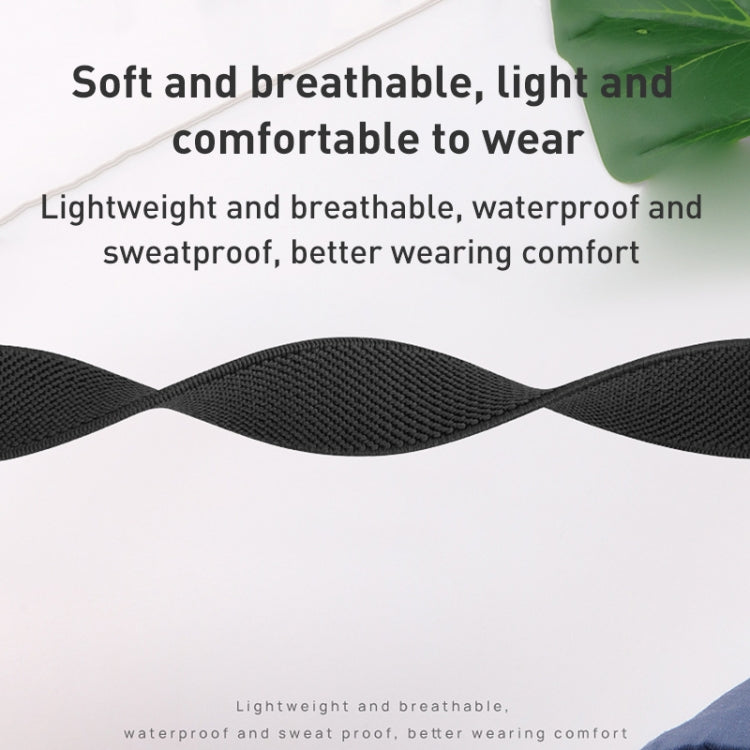 Small Waist Nylon Watch Band For Apple Watch Series, 7 41mm / 6&SE&5&4 40mm / 3&2&1 38mm