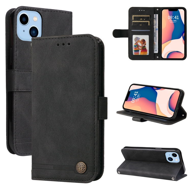 Skin Feel Life Tree Leather Case